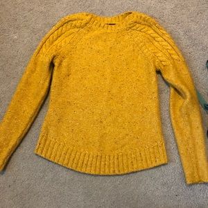 Yellow Prana sweater!